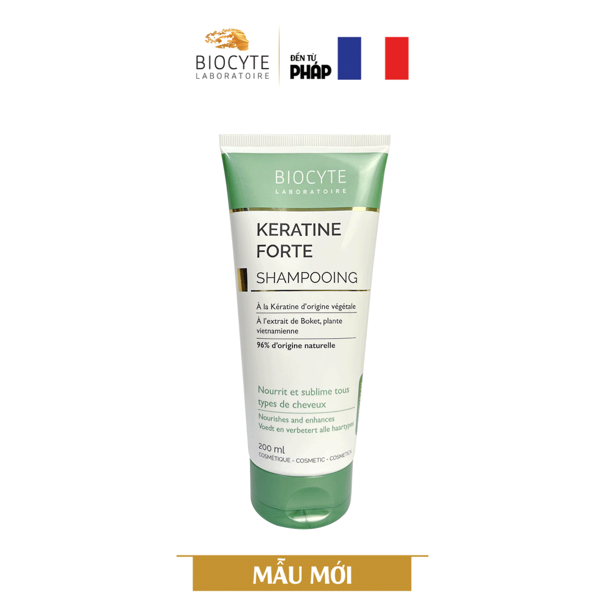 B12 – Dầu gội giúp giảm gãy rụng tóc – BIOCYTE KERATINE FORTE SHAMPOOING