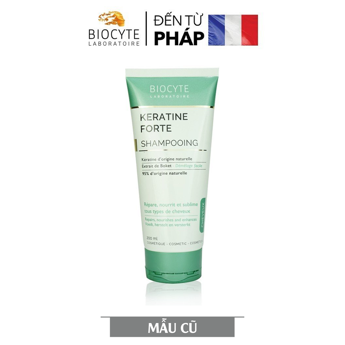B12 – Dầu gội giúp giảm gãy rụng tóc – BIOCYTE KERATINE FORTE SHAMPOOING 2